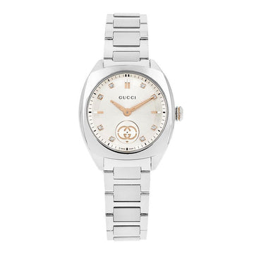 GUCCI インターロッキング女性メタルウォッチ YA142510 140027805