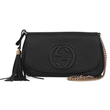 GUCCI ソーホー タッセル チェーン ショルダーバッグ ブラック 536224 A7M0G 1000 33222387