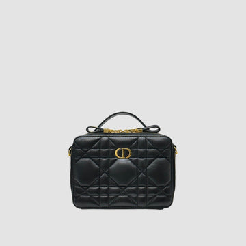 DIOR Karo Chain Box Bag Schwarz S5140UNGX 157030996