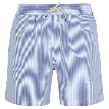 POLO RALPH LAUREN Klassische Streifen Schwimmshorts mit Pony-Stickerei Blau 710957784 001 140192190