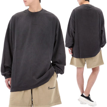 FEAR OF GOD Essential Signature 90s Langarm 125SP264341F FADEDBLACK 157037247
