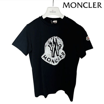 MONCLER ドローストリングプリント半袖Tシャツ 8C00015 89AFV 999 157037309