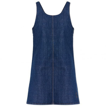 AMI Baumwollkurzes Trägerkleid 26SS 157044698