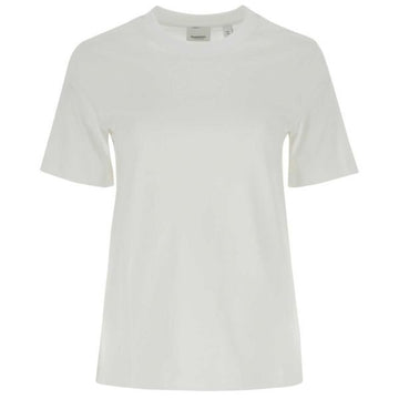 BURBERRY Stickerei Eiche Blatt Wappen Baumwoll T-Shirt (8069109) 157054220