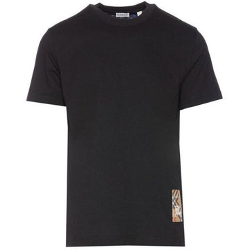 BURBERRY Check Label Baumwoll-T-Shirt 157054302