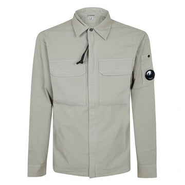 CP Company Organic Gabardine Zipped Lens Overshirt 157056080