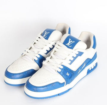 Louis Vuitton Trainer Monogram Sneakers Blue 9(280) 157061678