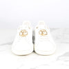LOUIS VUITTON サークル フロントロウ ゴールド スニーカー ホワイト 37(240) 157061807 [P]
