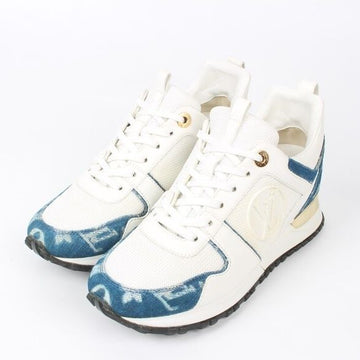 Louis Vuitton Denim Runway Golden Sneakers 35.5 (225) 157063273