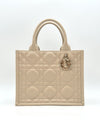 Dior Book Tote Bag Small Cannage Powder Beige M1325 157066076 [P]