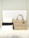Dior Book Tote Bag Small Cannage Powder Beige M1325 157066076 [P]