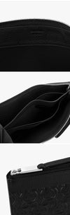 Salvatore Ferragamo Gancini Travel Embossed Clutch Bag 155990074 [P]