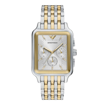 Armani Chronograph Square Men's Metal Watch 152826019