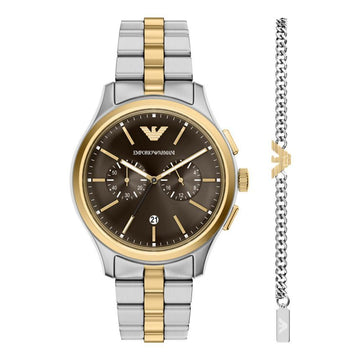 Armani Chronograph Bracelet Set AR80084SET 152888766 [P]