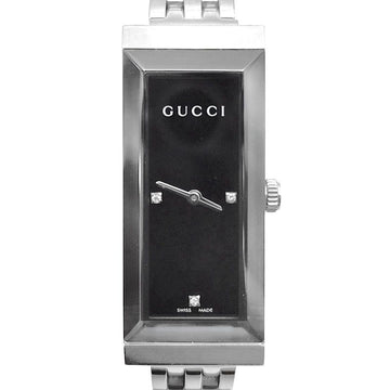 GUCCI G Frame Diamond Steel Uhr (127.5) 157075642