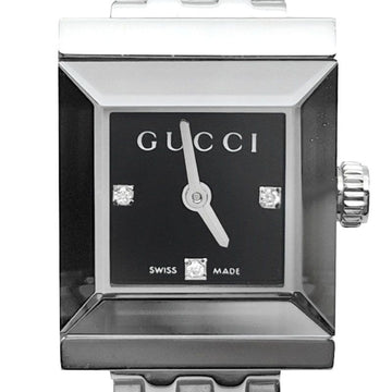 GUCCI G Square Diamant Stahl Uhr (128,5) L772739 157075653