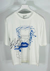 Givenchy Printing Men's Oversized Short Sleeve T-Shirt BM70WR3002 100% Authentic 155593679 [P]