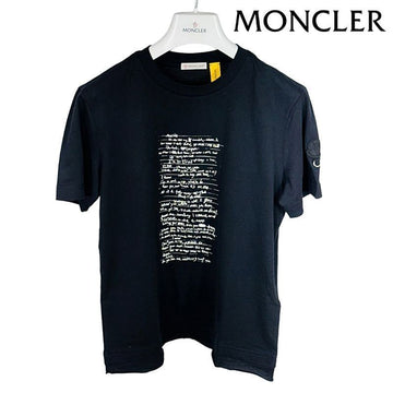 MONCLER Damen T-Shirt mit Logo und Textdruck 155498944