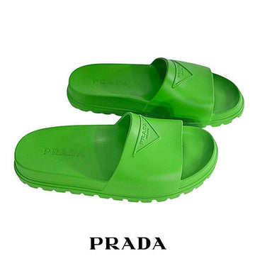 PRADA メンズ ラバー スライド サンダル グリーン 2X3085 3LKV F0225 154406429