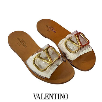 Valentino Women's Logo Slippers Brown RW0S0L42 ECG 0MU Authentic 100% 153753484