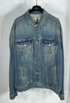 IH NOM UH NIT Men's Kanye Print Denim Jacket NCW19600 089 Authentic 100% 151890847 [P]