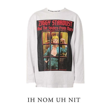 IH NOM UH NIT Herren Stardust Print Langarm-T-Shirt NUS19292 001 151485775