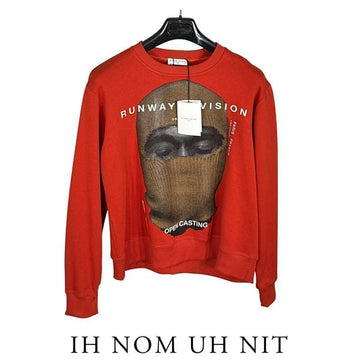IH NOM UH NIT Women's Kanye Mask Printing Sweatshirt NCW19242 890 Authentic 100% 151304471