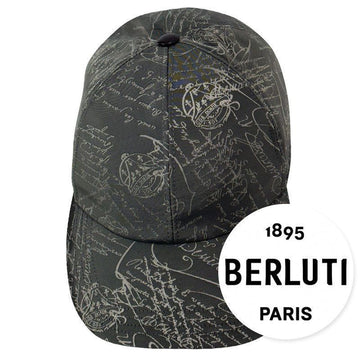BERLUTI メンズ スクリト キャップ グレー T26CA47004P72 151234797