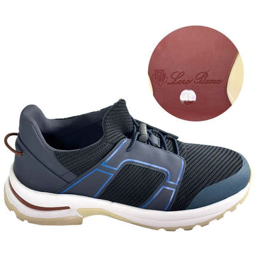 Loro Piana Men's Trail Hiker Work Sneakers Navy FAM5614 W000 151013132