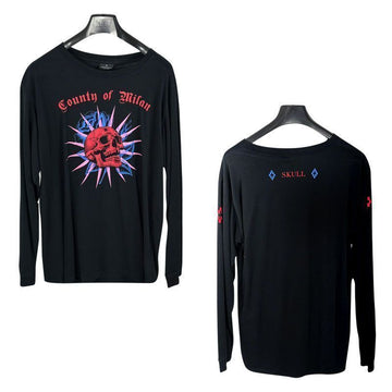 MARCELO BURLON Herren Sweatshirt T-Shirt Schwarz 151011920