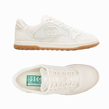 GUCCI メンズ MAC80 レザー スニーカー オフホワイト 747954 AAB8C 9110 150644815