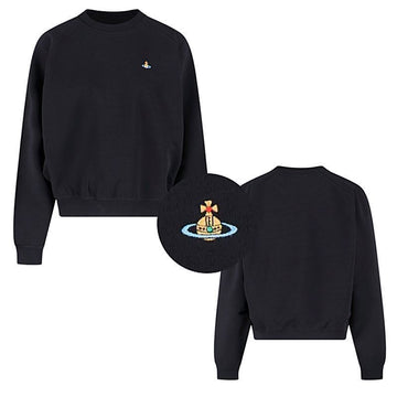 Vivienne Westwood Men's Logo Embroidered Sweatshirt Black 150558035