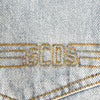 GCDS Men's Denim Jeans Light Blue 150503882 [P]