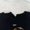 Off White Men's Sweatshirt T-Shirt Black 1088 150718968 [P]
