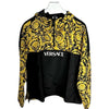 Versace Men's Baroque Print Anorak Half-Zip Jacket Black 1003743 1A02576 5B010 150489453 [P]