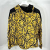 Versace Men's Baroque Print Anorak Half-Zip Jacket Black 1003743 1A02576 5B010 150489453 [P]