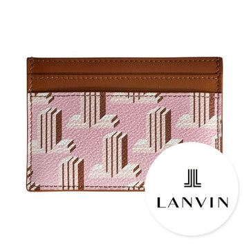 Lanvin Women's Monogram Card Wallet Pink SLWPC0 JLTE 5054 150421003