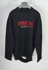 Balenciaga Embroidered Women Logo Sweatshirt 485692 T1398 1000 Authentic 100% 150266257 [P]