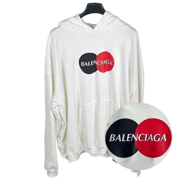 BALENCIAGA メンズユニフォームロゴフーディーシャツホワイト 100% 正規品 150261971
