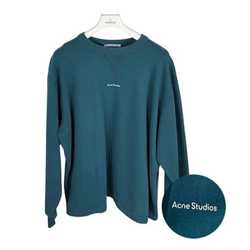 Acne Studios Men's Logo Oversized Sweatshirt Deep Green BI0082 BKB 150222000