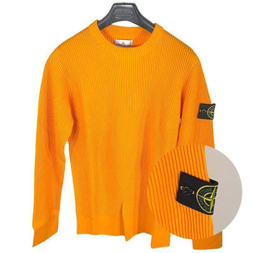 STONE ISLAND メンズ クルーネック ウール ニット オレンジ 7715553C2 V0030 150089006