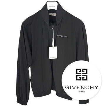 GIVENCHY Herren Windbreaker Jacke Schwarz 100% 149989443