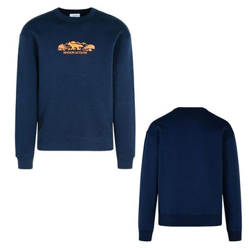 Maison Kitsune Outdoor Profile Fox Comfort Sweatshirt Navy 149984263