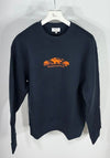 Maison Kitsune Outdoor Profile Fox Comfort Sweatshirt Navy 149984263 [P]
