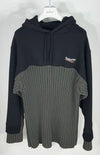 Balenciaga Men's Knit Hoodie with Wave Logo 621069 T3175 4088 150261968 [P]