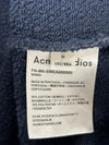 ACNE STUDIOS Frauen-Hoodie mit umgekehrtem Etikett in Marineblau 150221947 [P]