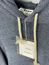 ACNE STUDIOS Frauen-Hoodie mit umgekehrtem Etikett in Marineblau 150221947 [P]