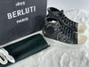 BERLUTI High-Top Canvas Sneakers Schwarz S50400003 K78 100% Original 149643704 [P]
