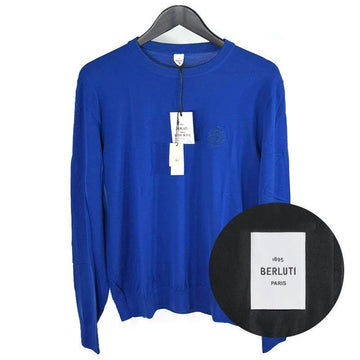 Berluti Chest Logo Embroidered Knit 100% Authentic 149643042