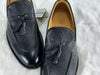 Brunello Cucinelli Tassel Leather Loafers Black MZUCMLB873C101 100% Authentic 149626473 [P]
